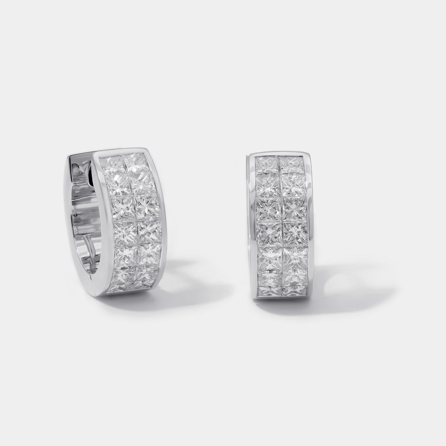 KS Jewelry Production classic earrings with diamonds